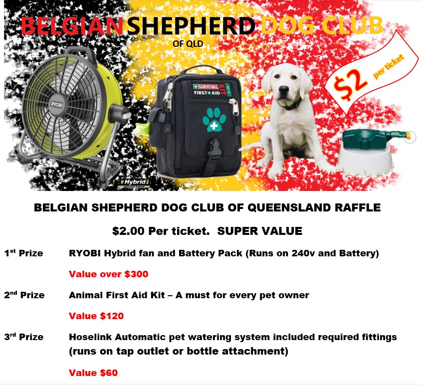 Show Manager - BSDCQ Raffle 2022 - Tue 07 Jun 2022 (Belgian Shepherd ...